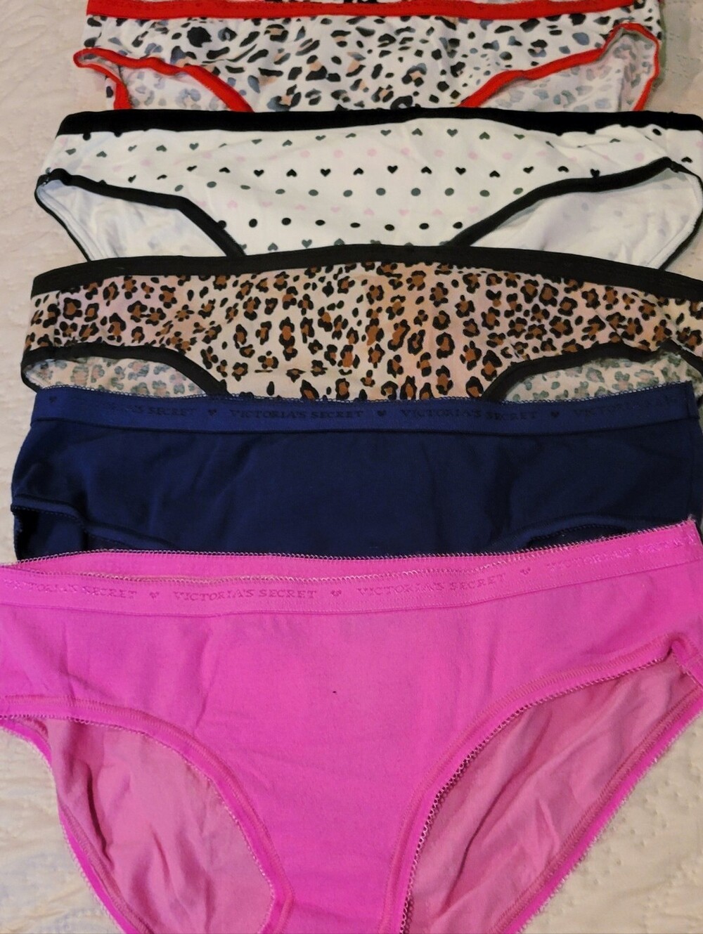 Victoria Secret 16 Pr Panties ..all .med Cotton - Picture 3 of 6